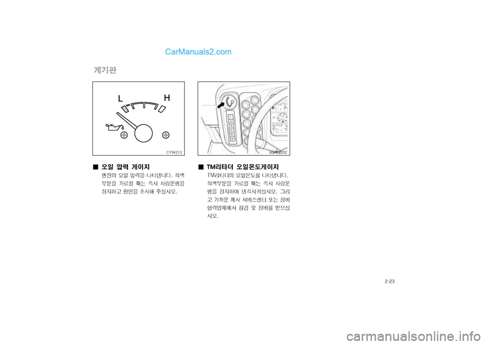 Hyundai Super Aero City 2004  슈퍼 에어로시티 - 사용 설명서 (in Korean) 窪폭窪탉
계
