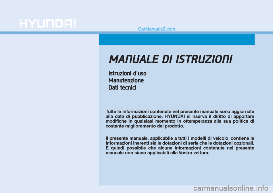 Hyundai Tucson 2019  Manuale del proprietario (in Italian) 