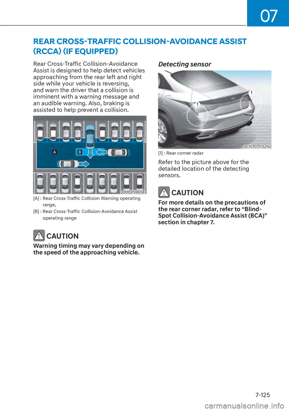 HYUNDAI ELANTRA 2023  Owners Manual 07
7-125
�5�(�$�5��&�5�2�6�6
