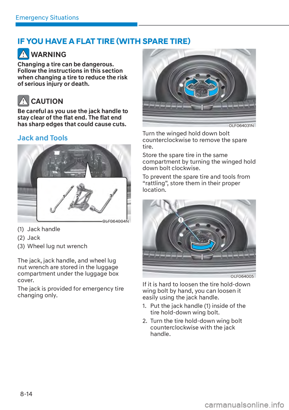 HYUNDAI ELANTRA 2023  Owners Manual Emergency Situations8-14
�,�)��<�2�8��+�$�9�(��$��)�/�$�7��7�,�5�(�