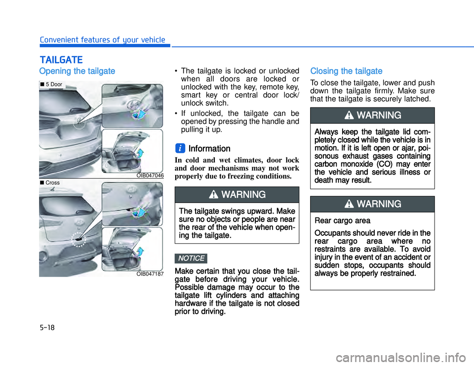 HYUNDAI I20 2014  Owners Manual �)�� ��#�1�0�*�3�0�-�3�0�.�2�+�3�%�.�,�/�3�(�2�1�+�2�"�1�,�/�2�*�3�!�-�$�&�3
Rear cargo area
Occupants should never ride in the
rear  cargo  area  where  no
restraints  are  available.  To  avoid
in