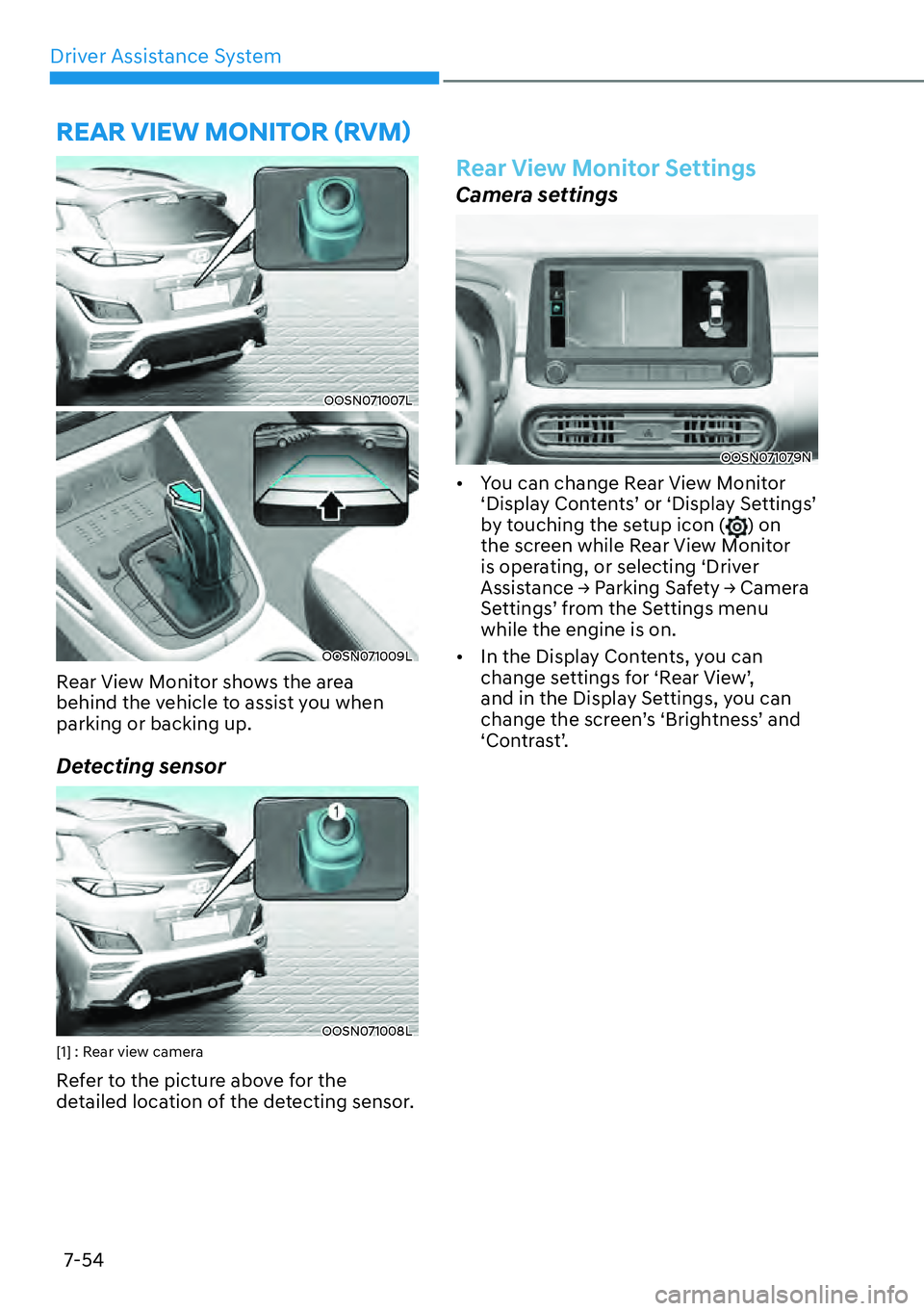 HYUNDAI KONA 2023  Owners Manual Driver Assistance System7-54
�5�(�$�5��9�,�(�:��0�2�1�,�7�2�5�