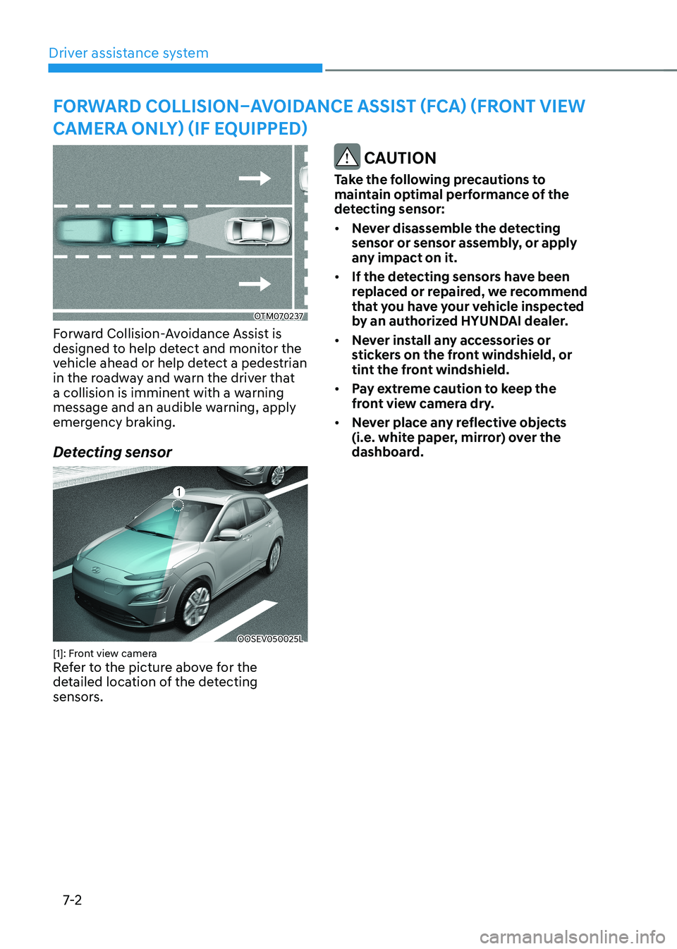 dashboard HYUNDAI KONA EV 2023 Owners Manual (548 Pages)