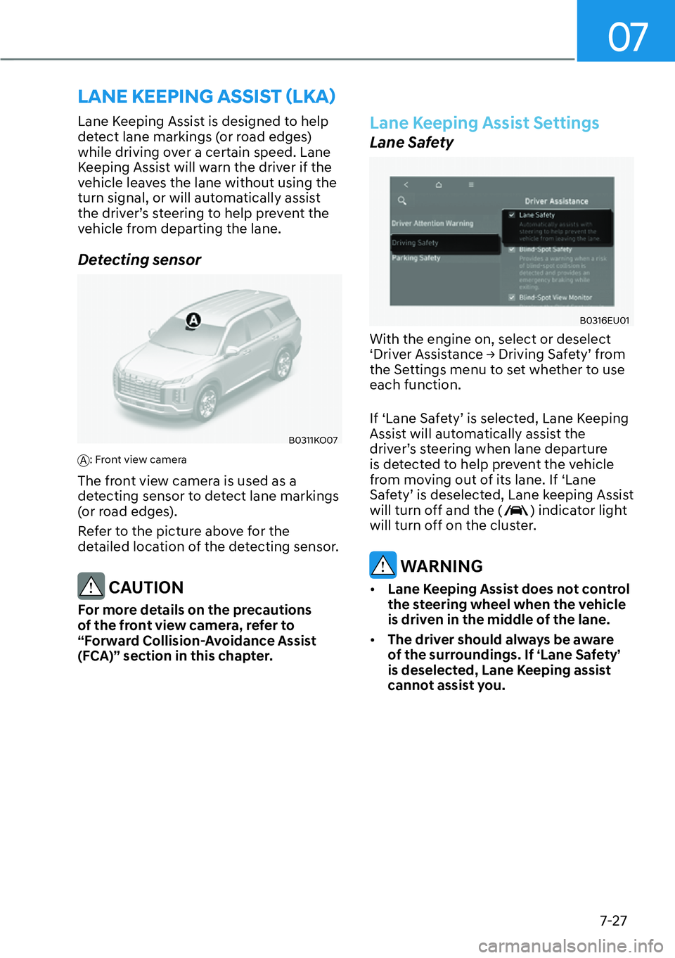 HYUNDAI PALISADE 2023  Owners Manual 07
7-27
�/�$�1�(��.�(�(�3�,�1�*��$�6�6�,�6�7�