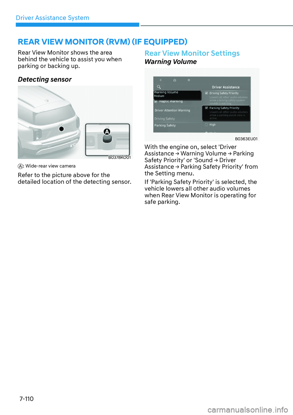 HYUNDAI PALISADE 2023  Owners Manual Driver Assistance System7-110
�5�(�$�5��9�,�(�:��0�2�1�,�7�2�5�