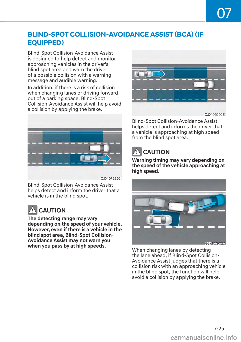 HYUNDAI SANTA FE 2023  Owners Manual 07
7-25
�%�/�,�1�