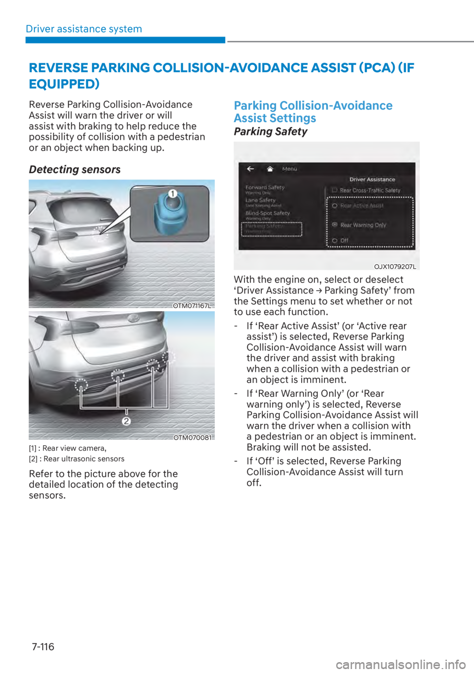 HYUNDAI SANTA FE 2023  Owners Manual Driver assistance system7-116
�5�(�9�(�5�6�(��3�$�5�.�,�1�*��&�2�/�/�,�6�,�2�1