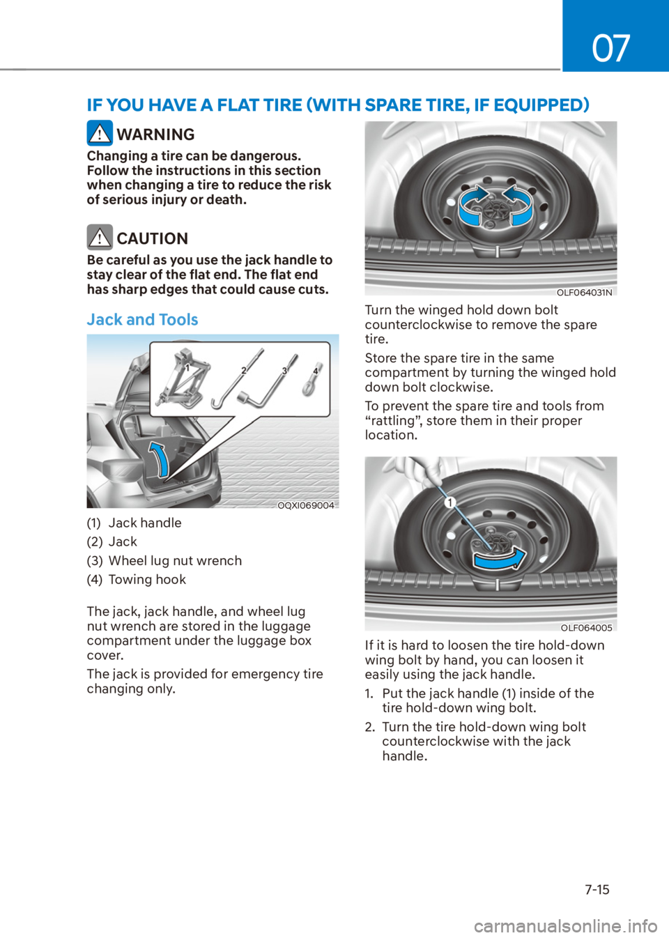 HYUNDAI VENUE 2022  Owners Manual 07
7-15
�,�)��<�2�8��+�$�9�(��$��)�/�$�7��7�,�5�(�