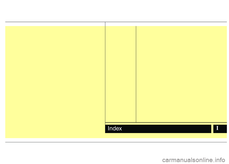 HYUNDAI I10 2011 Owners Manual IIndex HYUNDAI I10 2011 Owners Manual IIndex