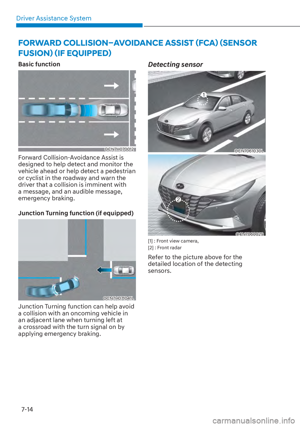 HYUNDAI ELANTRA HYBRID 2023  Owners Manual Driver Assistance System7-14
�)�2�5�:�$�5���&�2�/�/�,�6�,�2�1