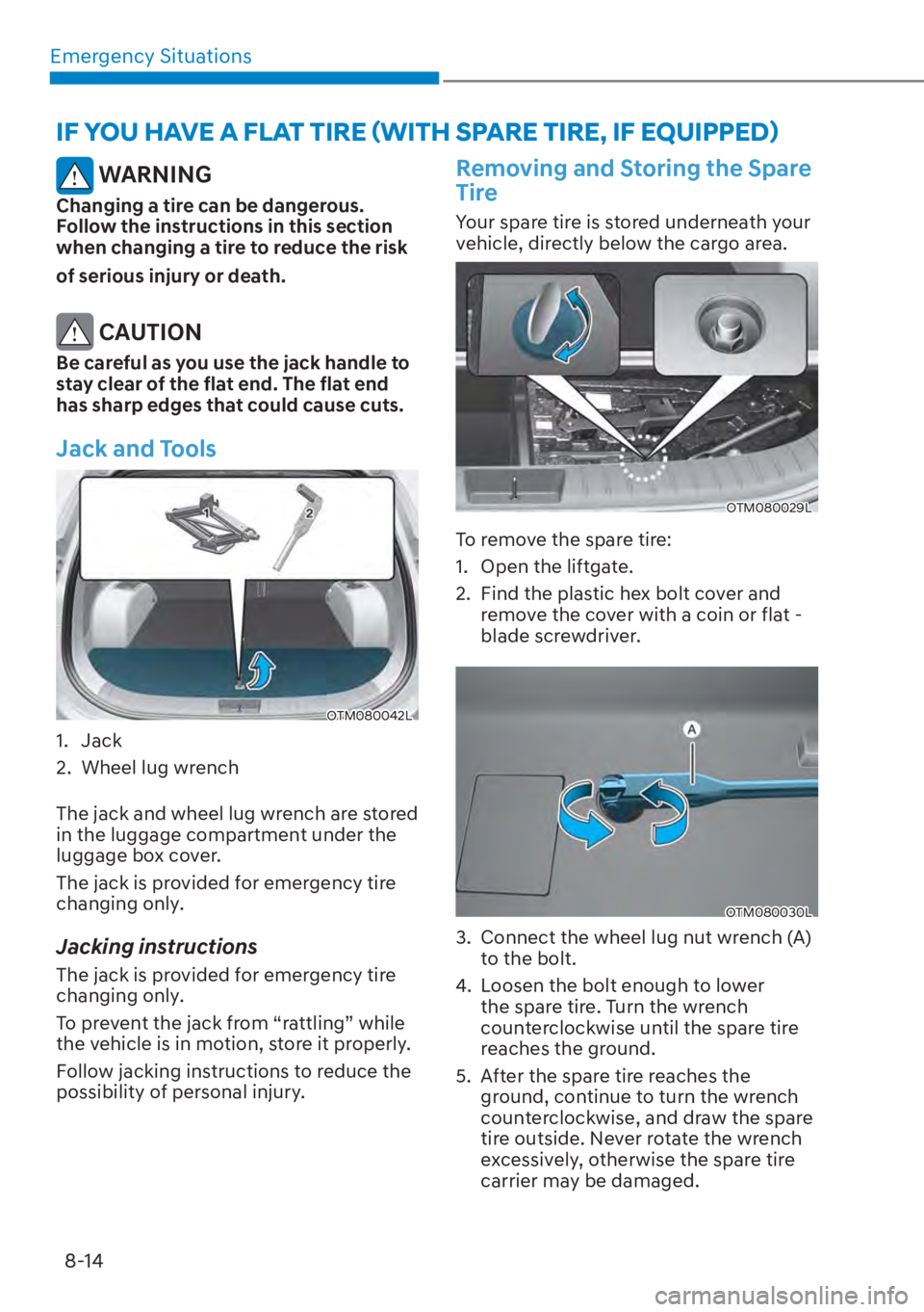HYUNDAI SANTA FE HYBRID 2023  Owners Manual Emergency Situations8-14
�,�)��<�2�8��+�$�9�(��$��)�/�$�7��7�,�5�(�
