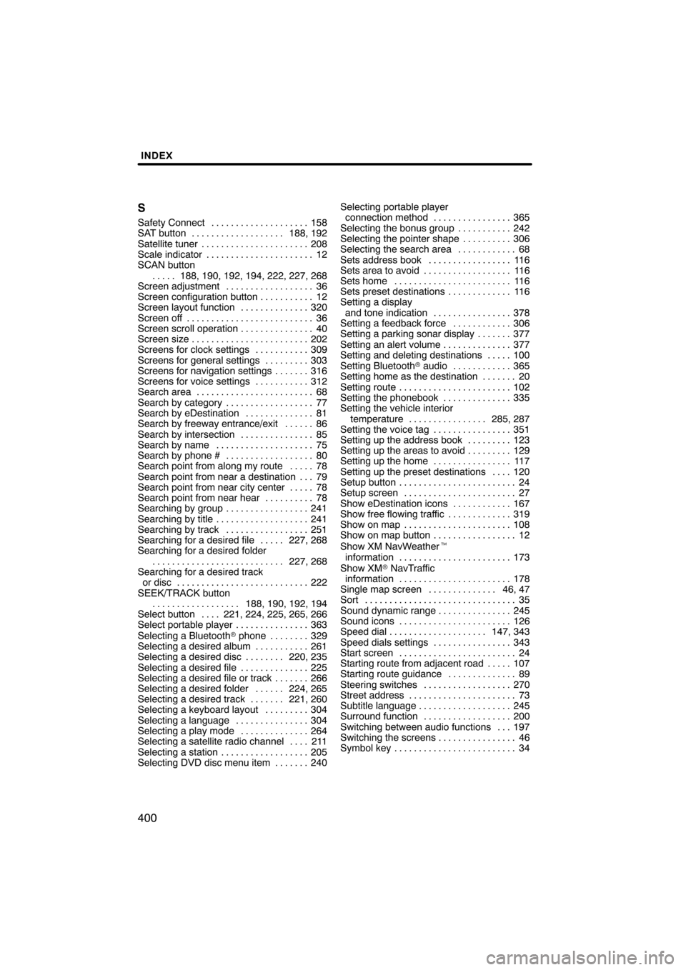 Lexus CT200h 2011  Navigation Manual (in English) 
 
\b 	
\f

\

 
 
 

\

  
\

\f \f
 

\

	 

