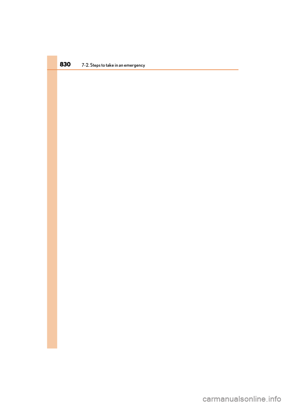 Lexus ES300h 2014  Owners Manual 8307-2. Steps to take in an emergency
ES350_300h_OM_OM33A60U_(U) 