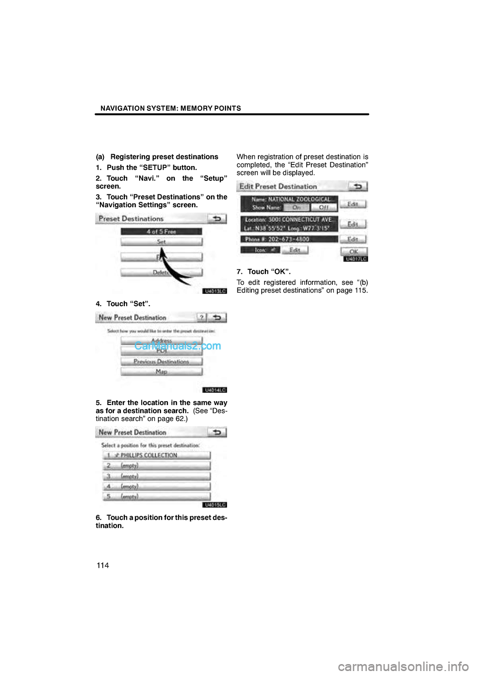 Lexus ES350 2011  Navigation Manual  \b	\b
\f 

	 \b
 
 
  
    \b
!" #
$ %  &"    \b"
%
 %   ("  
 & \b
