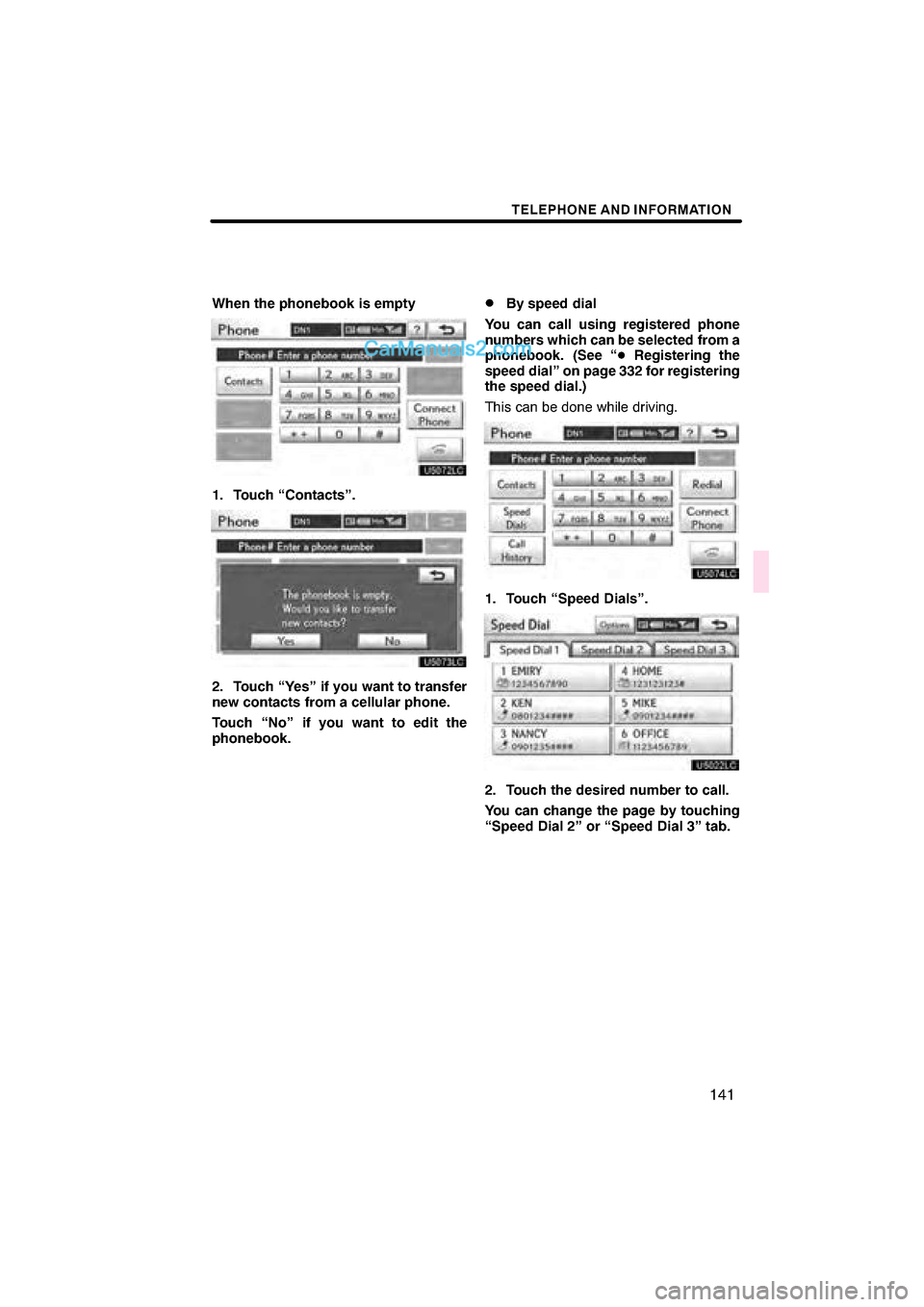Lexus ES350 2011  Navigation Manual  \b	 
\f
\b


    
   !"
#  $" %  &!  !%
& ! % ! (((! 
 " %  &!  ) 
