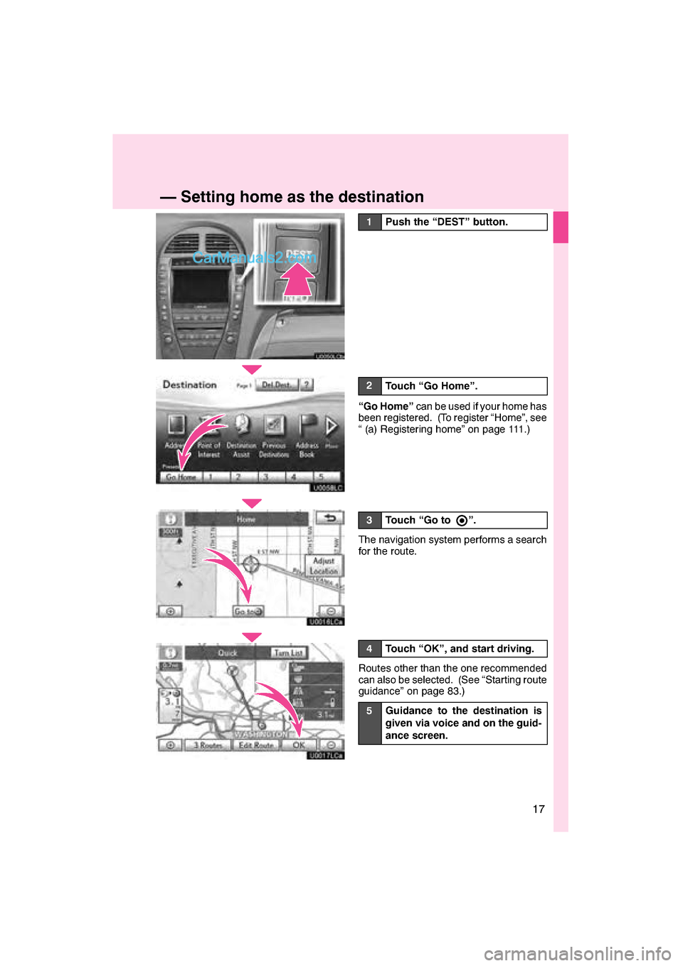 Lexus ES350 2011  Navigation Manual 


\b	

	
  \b	
\f
 
\f \b 

\b 
  \b	
 \f 
\b  	
 	
  	  	
  	   