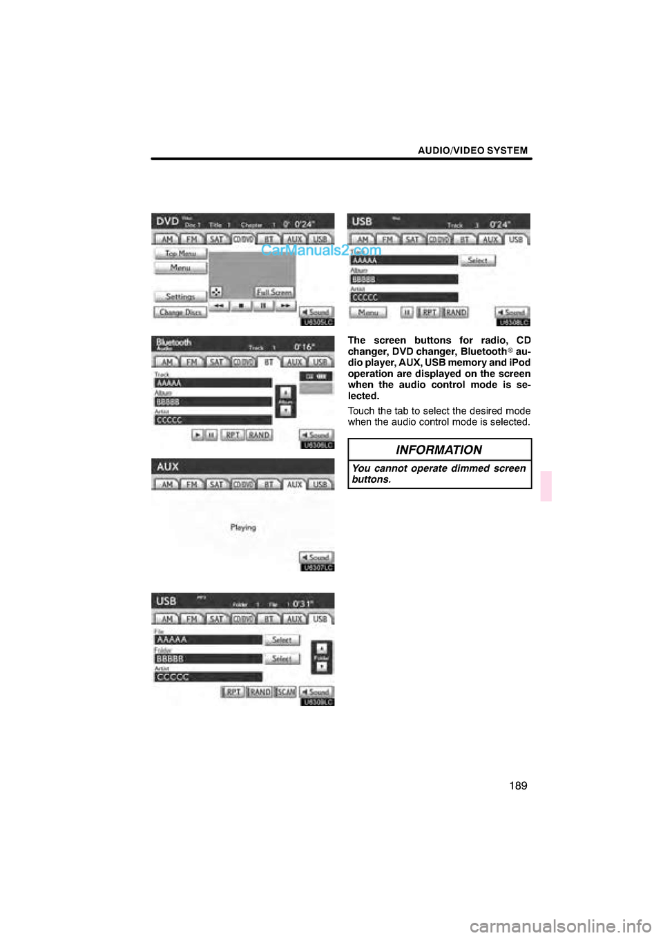 Lexus ES350 2011  Navigation Manual \b 	
	\b\f


     

  
 
 
 !" # 	 $$"  %
!  !"  
 
&
 
   $ 