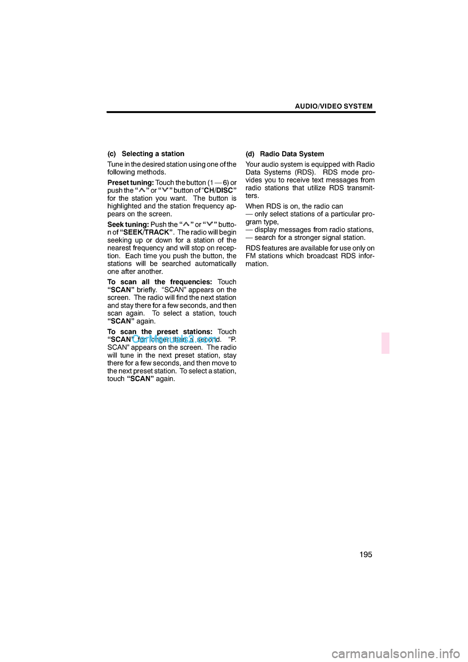 Lexus ES350 2011  Navigation Manual \b 	
	\b\f


 	  
 \b 	
 \f\b
 \f		\b \f\b   	

\b 	
\f
 
 	
 		    
\f
 	
 

 		   	