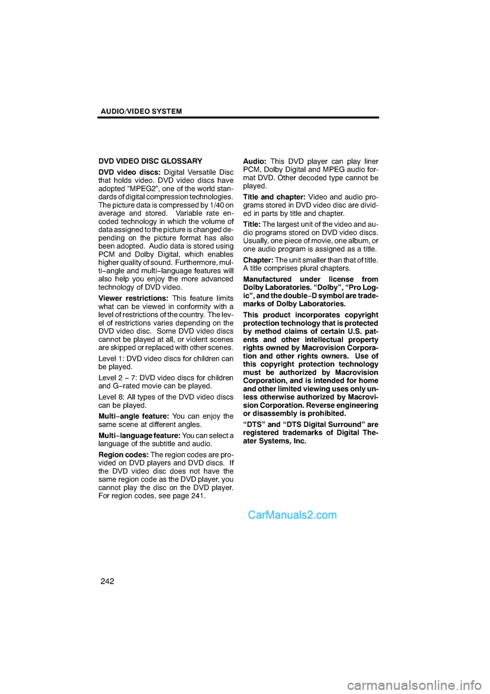 Lexus ES350 2011  Navigation Manual \b 	
	\b\f

 \b 	
 		

  \b 	
\f\b
 \f
 \b\f 
 	 
 \f
\f 


  
  
 \b \f
\f  \b 
