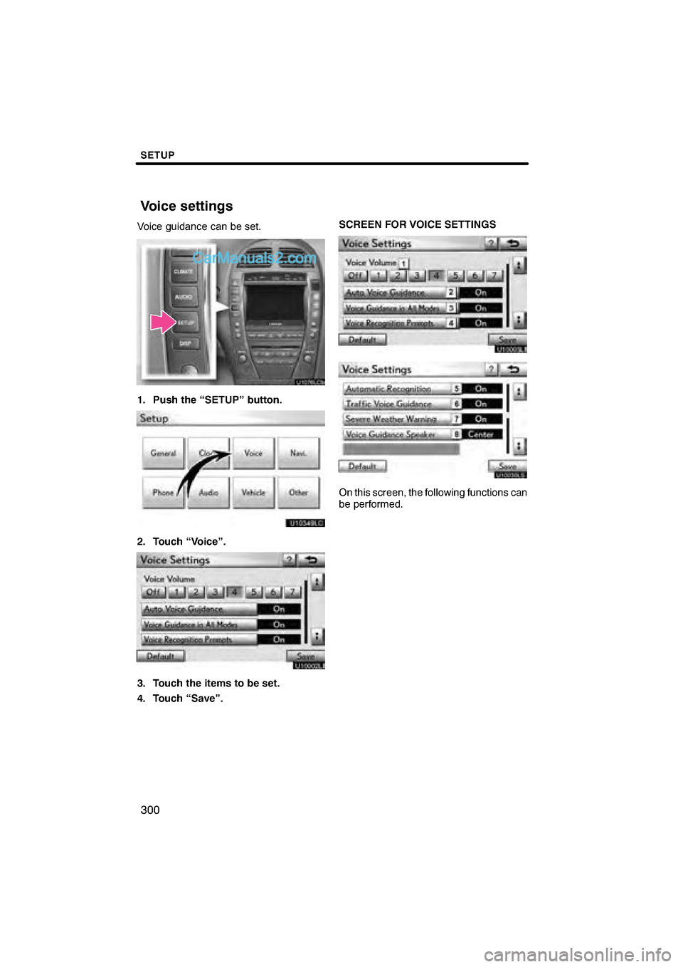 Lexus ES350 2011  Navigation Manual 

 \b	
\f \f 
 
 \b	
 
\f 
 \b
 \b
 
\f
 \b
 
\f \f	  \f 	\f
 \b
 
\f     !

\f  \f 