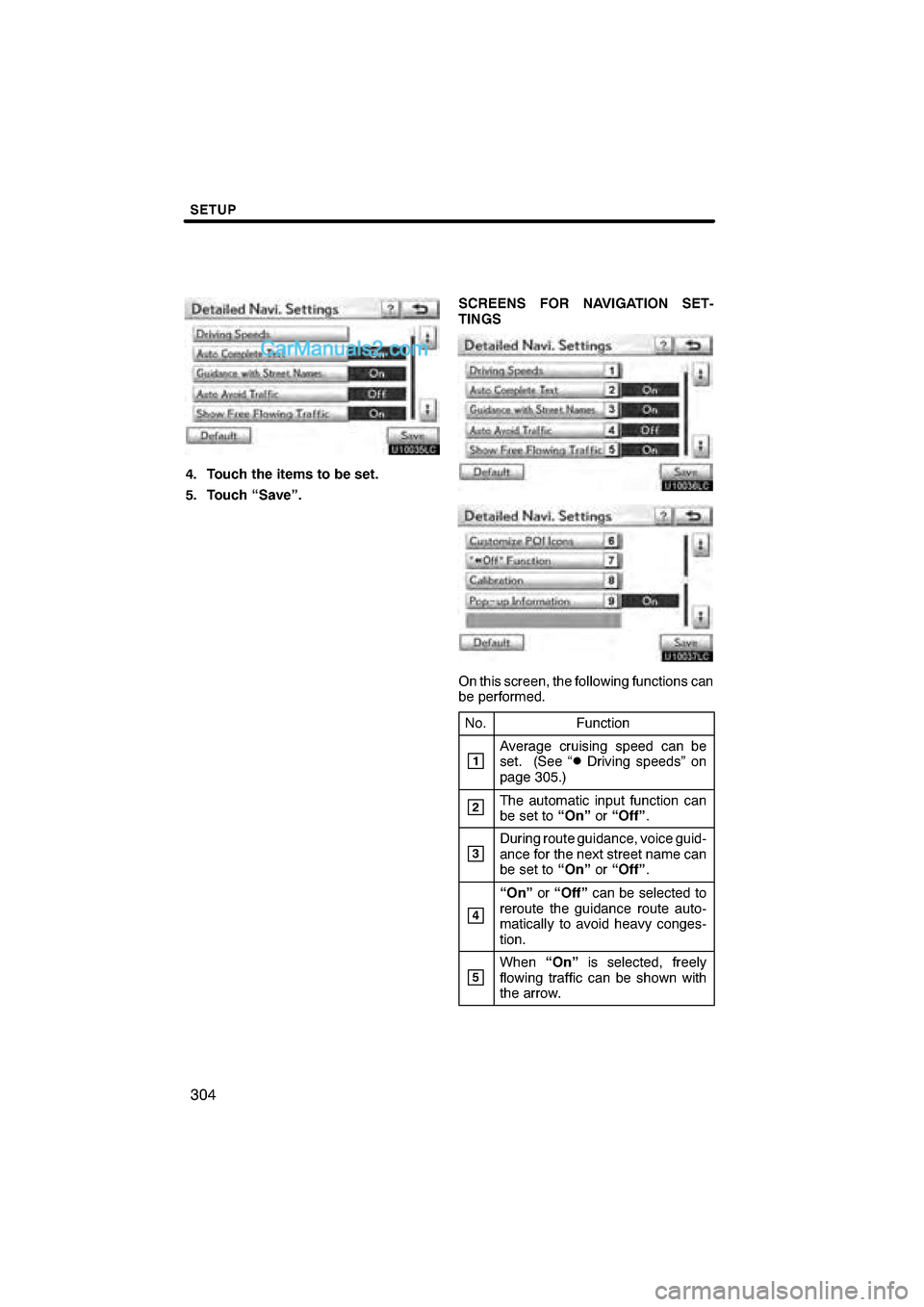Lexus ES350 2011  Navigation Manual 

 \b	
 \f
 \f
 \f\b 
 
\f
 \b	
 
    

 \b	 	
\f\f
 \f \b 
\b	 

\f \f\f


\b
!\f\f 
\b	\b 
