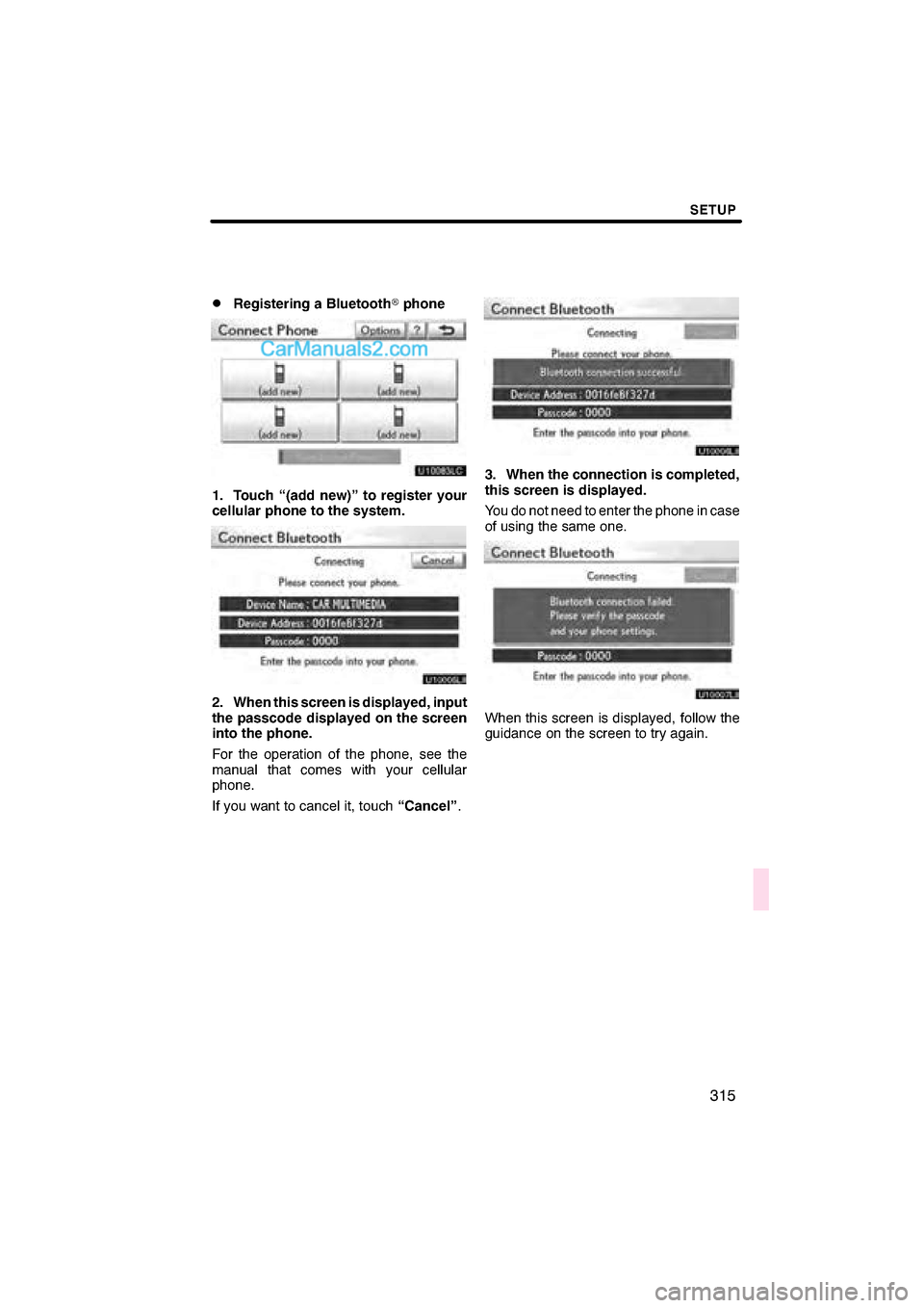 Lexus ES350 2011  Navigation Manual 


\b	
\f	
\b  


   
  \f\b	
\f \f
\f 
   


  !
 	
 
\f
 	
 	
" 	

 

 	
 
  
\f
	
