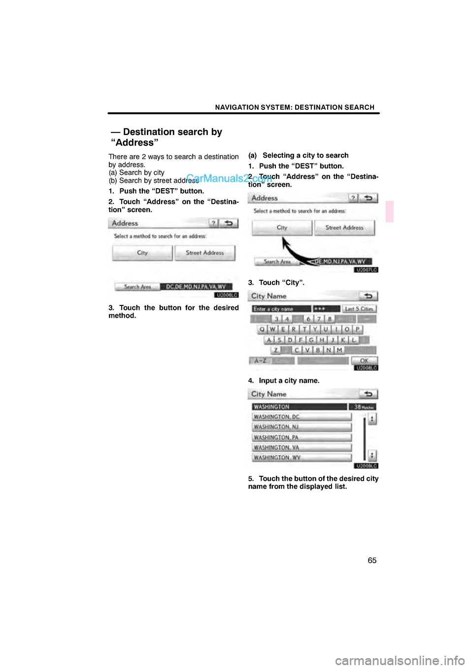 Lexus ES350 2011  Navigation Manual  \b	\b
\f 
\b \b


  \b 	
 \f
   \f\f


 
  
 \f

  
 \f\f 
   
\b 
    !