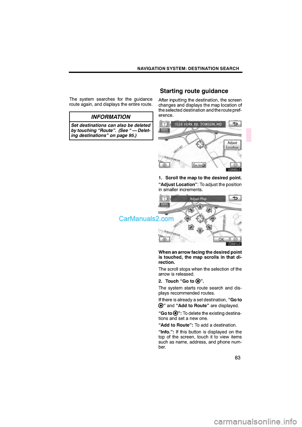 Lexus ES350 2011  Navigation Manual  \b	\b
\f 
\b \b


 \b	 
\f 
 \b 
\f
\b 

 
 
 \b \b \b
\b
	
 \f


  
 
 \f


\f
  