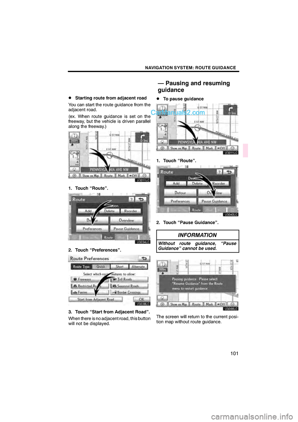 Lexus ES350 2010  Navigation Manual  \b	\b
\f 

 



\b    
 \b 	

 
\f
 

 \b
  
\f

\b
 

 \f
\b 

 \b
 	 	
 \b 
\f


 
 
\f