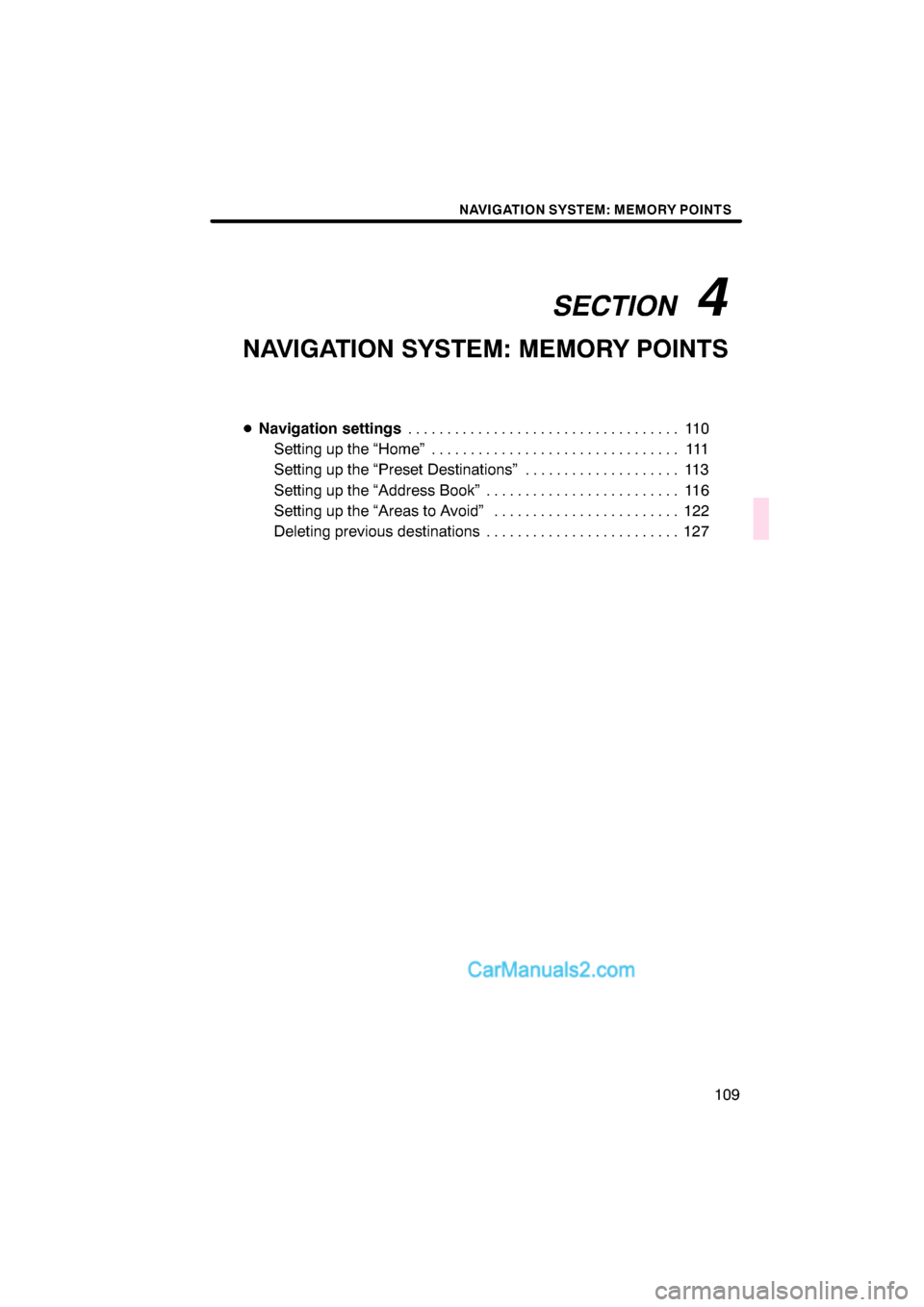 Lexus ES350 2010  Navigation Manual \b
 \b	\b
\f 

	 \b

 \b	\b
\f 

	 \b
   
\

\b	
 \f 
  
\
