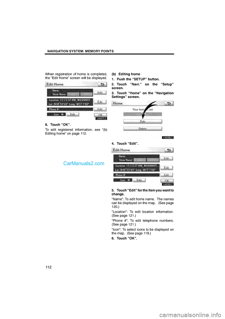 Lexus ES350 2010  Navigation Manual  \b	\b
\f 

	 \b
 
 \b	
\f	
 
 
 	
 

 	 
 
 	  	
\f
  

 	 \b	
 	
\f	
 
 
		\b 
 