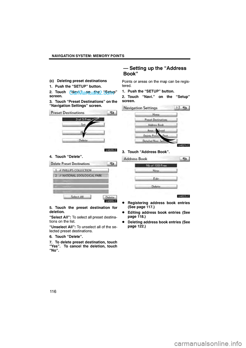 Lexus ES350 2010  Navigation Manual  \b	\b
\f 

	 \b
 
   
 !" " #\b
$% &! 
  !" #( %  " #\b!%
 
) !" # %  "
#( \b