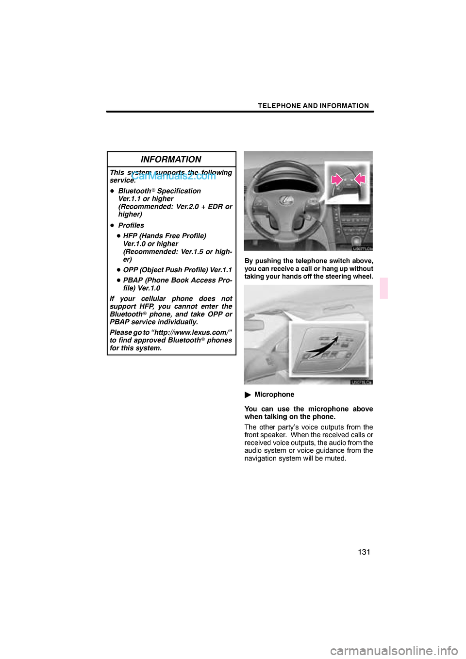 Lexus ES350 2010  Navigation Manual  \b	 
\f
\b


\b
\b	
 \f
 
 
	 





	 



    	
	
!""# $% & ( 
	
	)
 *

 +* !+" 