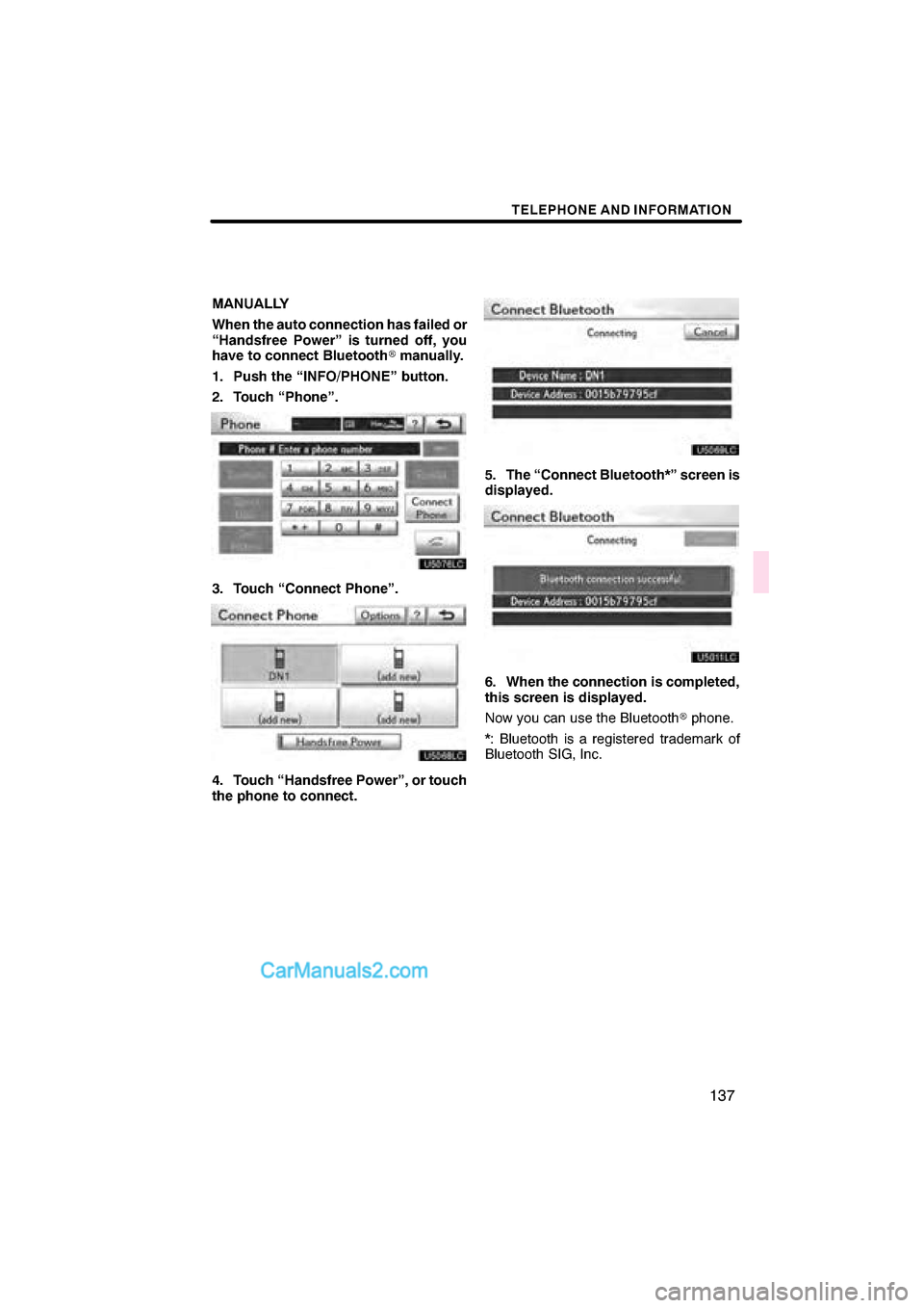 Lexus ES350 2010  Navigation Manual  \b	 
\f
\b



\b\b
      
  !   " #
$   %&#
(   
)! *
+  