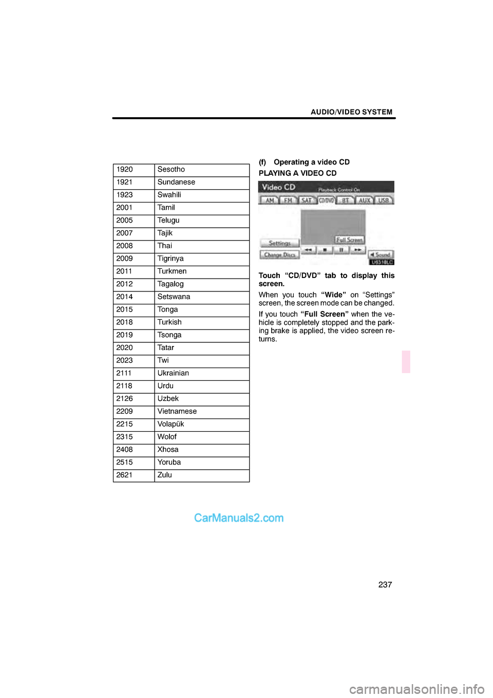 Lexus ES350 2010  Navigation Manual \b 	
	\b\f

\b	
\f


\b	\b
\f

\b


\f


\b


\b	



	\f
	

