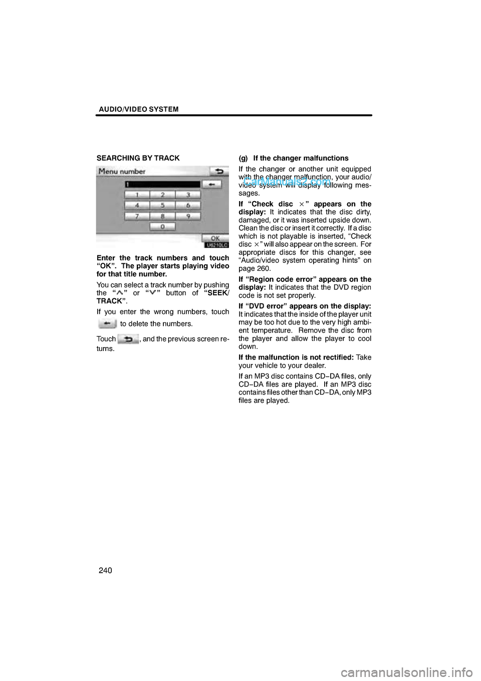 Lexus ES350 2010  Navigation Manual \b 	
	\b\f

	\b
 
 

\b     !
"#$  %&  %&() *( !
+!  (& $
 \b	 
\f
 \b 
\b 	  
	

"
# "#
