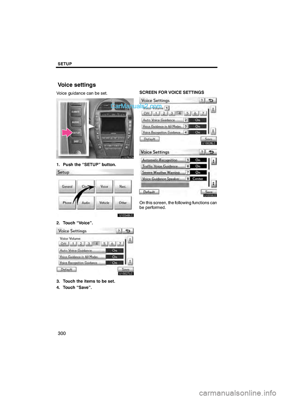 Lexus ES350 2010  Navigation Manual 

 \b	
\f \f 
 
 \b	
 
\f 
 \b
 \b
 
\f
 \b
 
\f \f	  \f 	\f
 \b
 
\f     !

\f  \f 