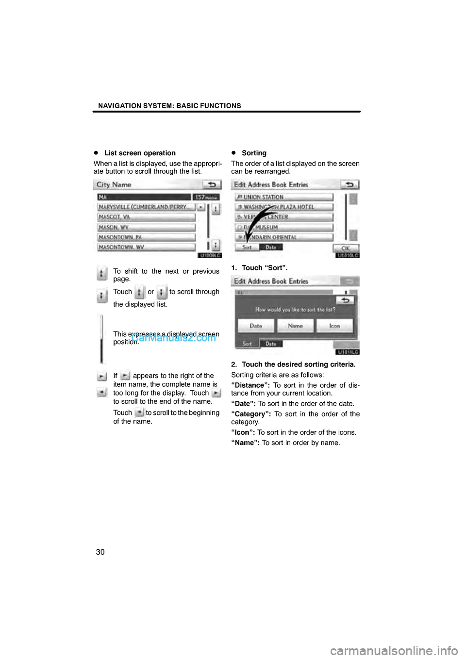 Lexus ES350 2010  Navigation Manual  \b	\b
\f 
\b \b


  
  \b	
 	
 \f	

\b\f 
  


	
   
\b\b   \b	

 
	     
	



