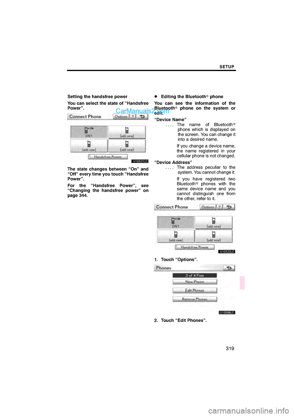 Lexus ES350 2010  Navigation Manual 

\b	
  \f	
 
 \f	   \f  \f	


 \f \f	
 	 	 \f	
  \b    \f	


!  \f	
 