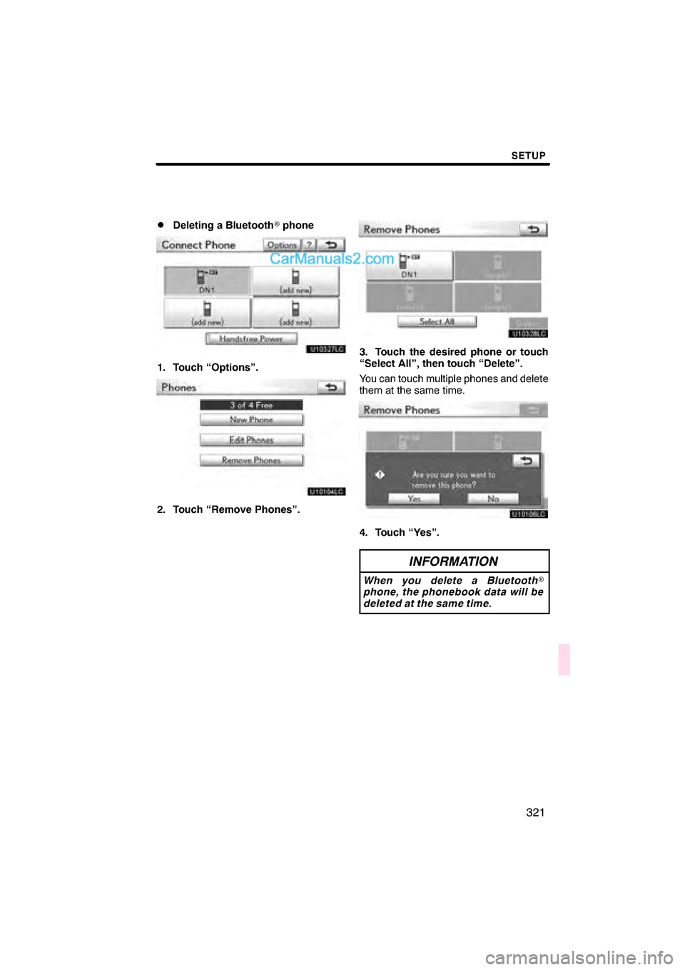 Lexus ES350 2010  Navigation Manual 


\b	
\f 
 \b		

  	

   
  	 
     	
\b	 !\b\b" 	 	 \b	
 \b	 
 \f

 	 \b	