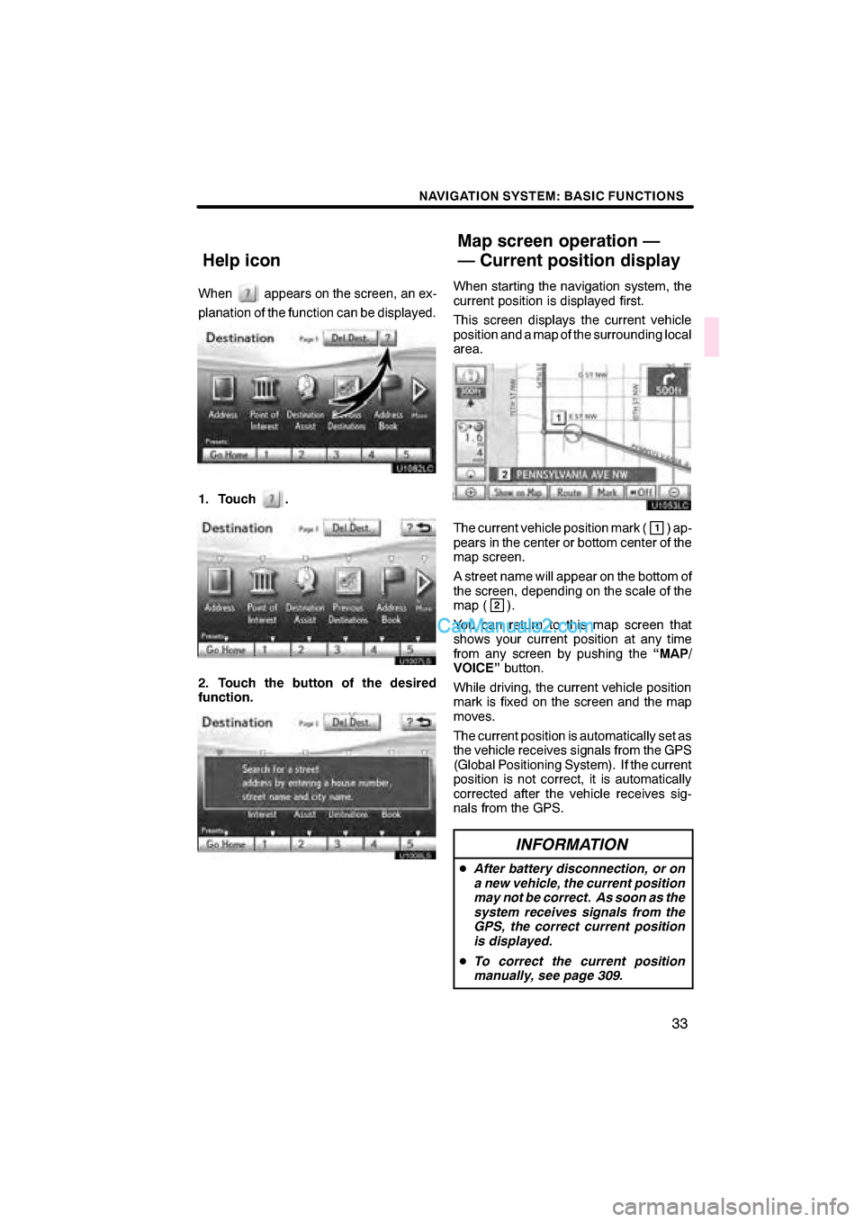 Lexus ES350 2010  Navigation Manual  \b	\b
\f 
\b \b

\b	 
  	\f\b
  

 
  \f
 \f  	
 

       


