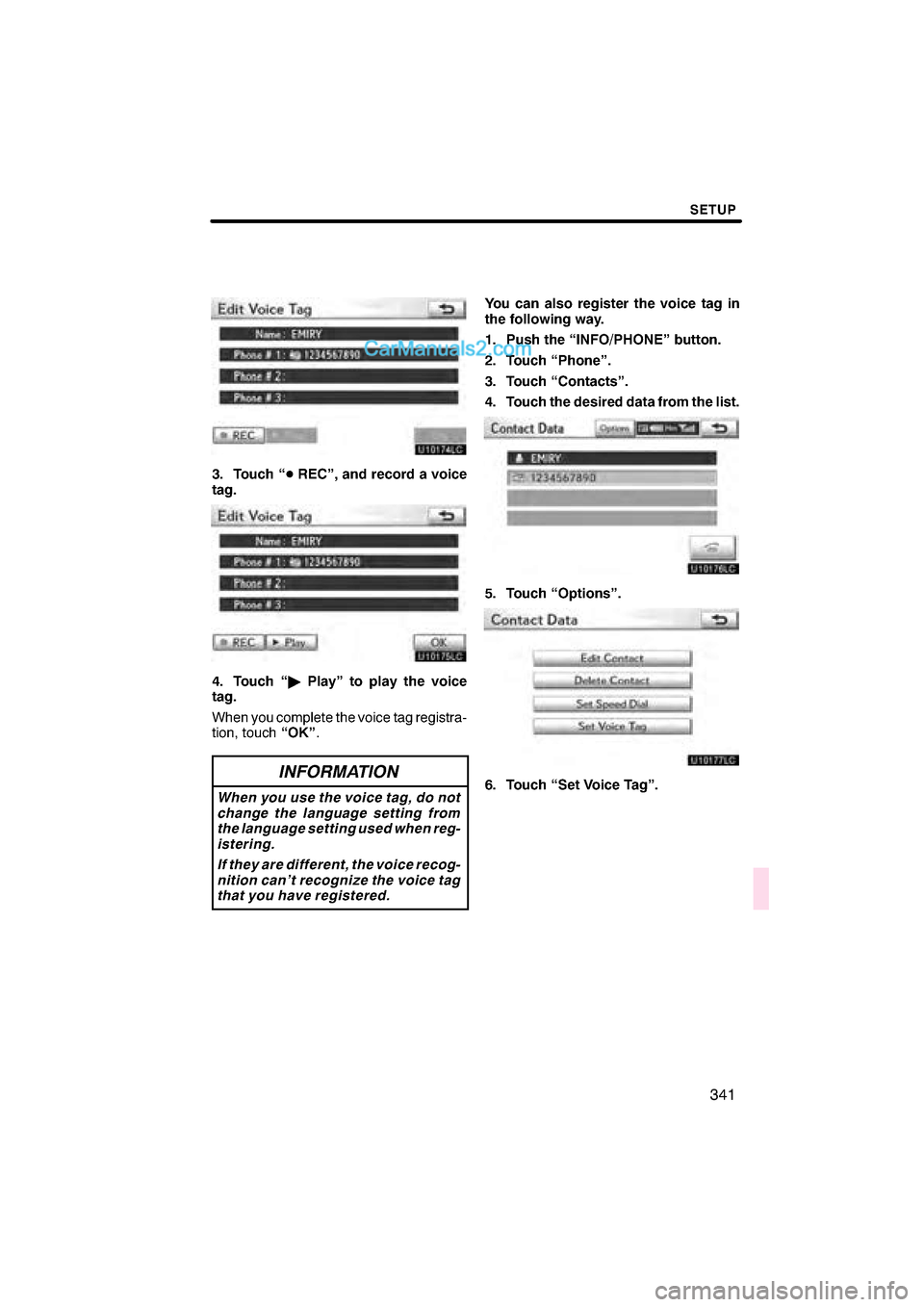 Lexus ES350 2010  Navigation Manual 

 \b	
 \f
  
\b  \b


 \b	
 \f  \b   \b


 \b	
 	\f
  	  
	 	
 \f
\b
	
\f 
  
  