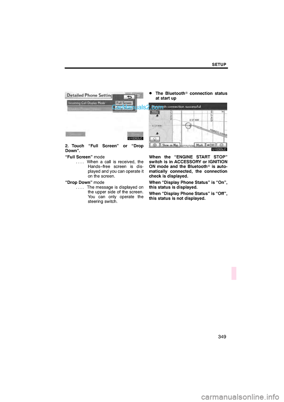 Lexus ES350 2010  Navigation Manual 

 \b	
 \f
	 
 \b \f\b
\b
\f
	 

\b	
  \f

  \f 	


  \f
  

 
  \f
  

 	 \f

\f\b \b