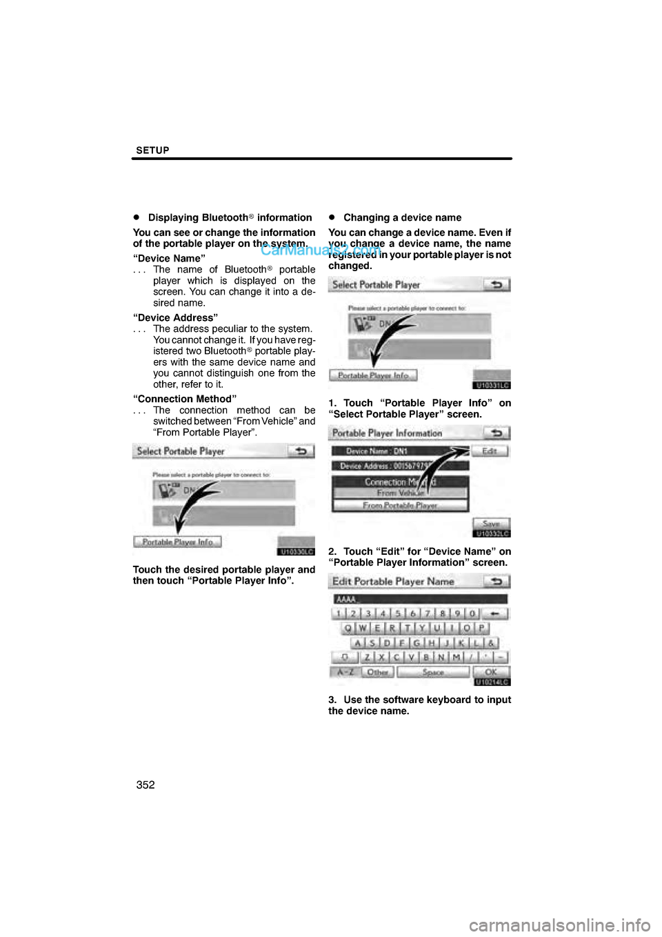 Lexus ES350 2010  Navigation Manual 


\b	
\f
 



 
 \b  
  

  	
 	
\f 
  \b\f\b
   \b	 
 \f


 
\b



\b   