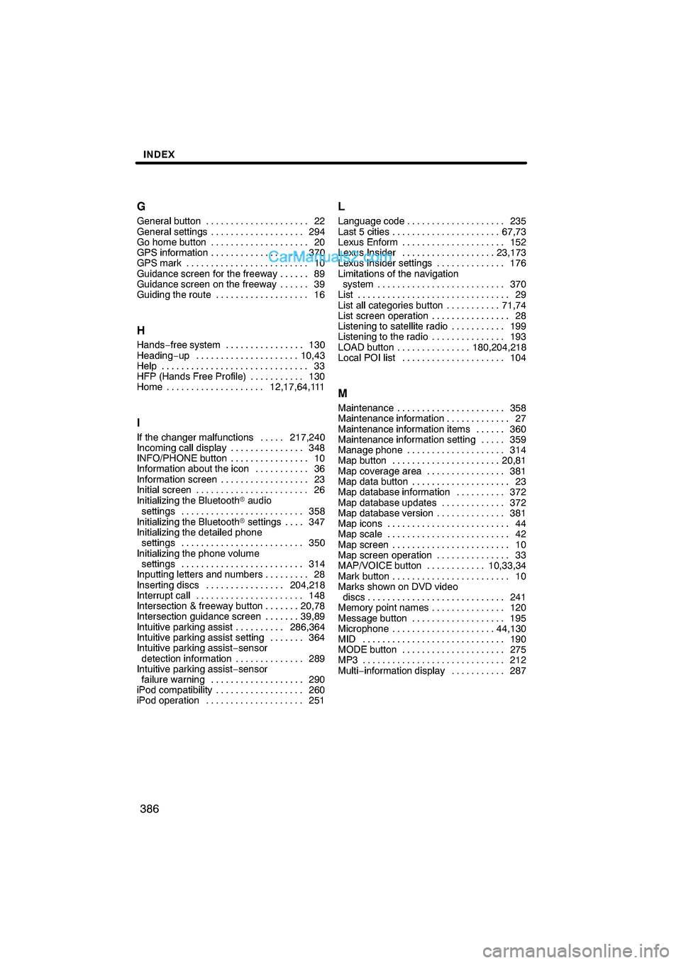 Lexus ES350 2010  Navigation Manual 


\b	 
\f\f


\

\b	 \f\f 
\


 
 
\f\f
 
\

 
\b\f
 
\

 \b 