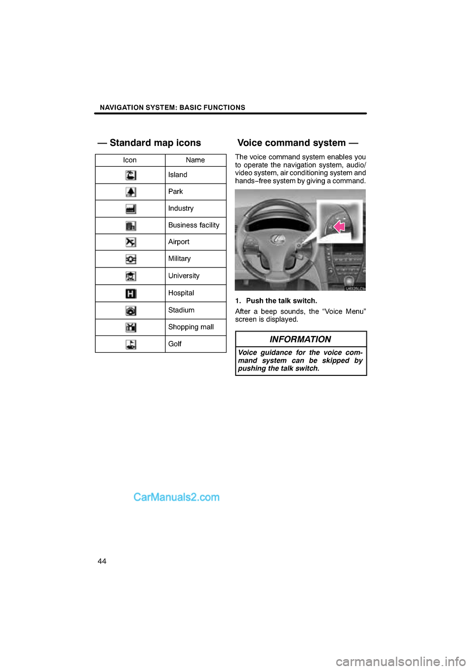 Lexus ES350 2010  Navigation Manual  \b	\b
\f 
\b \b

\b	\b	

\f


\f


	

 


	



\f\b
 \b

 	 	 \b\b\f 

	\b 	