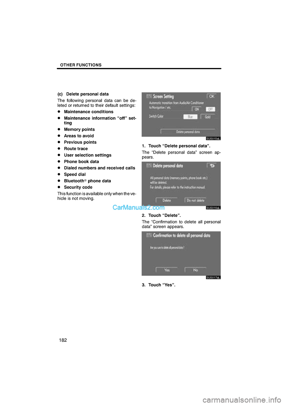 Lexus ES350 2008  Navigation Manual  \b	
\b

\f
   
 \b		\b
\f
 \b\f	  \f  
	 \b \f \b  	 \f


 


   