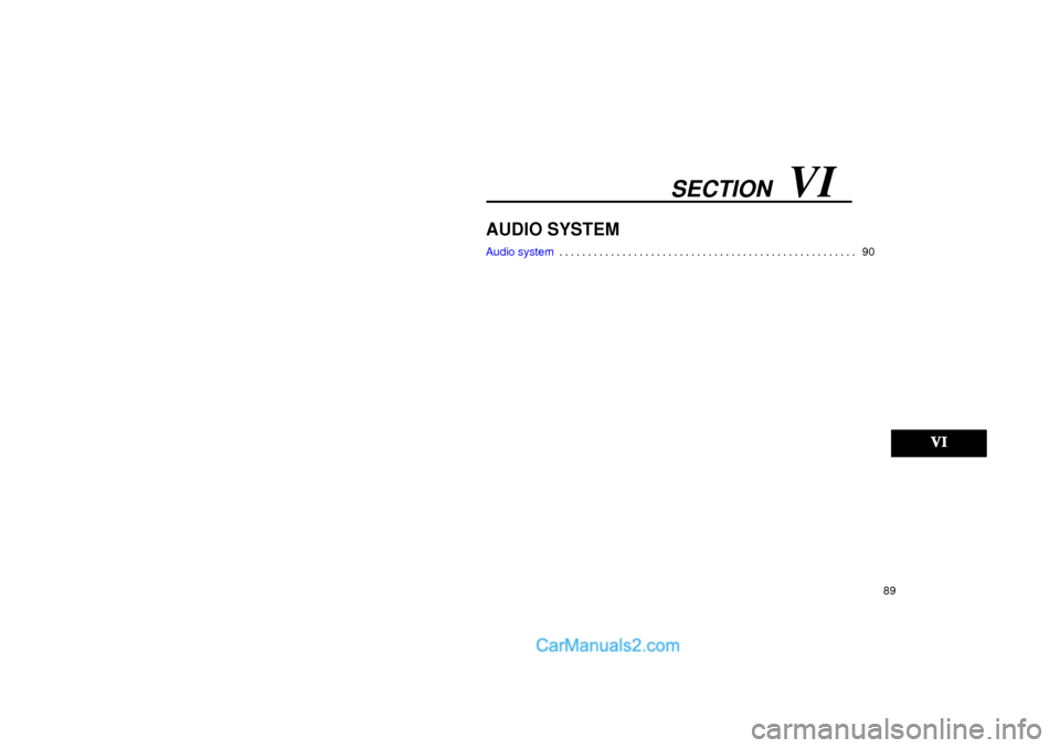 Lexus GS300 2001  Audio System 