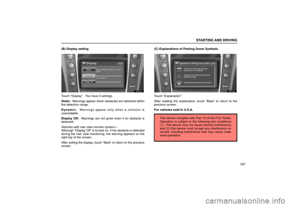 Lexus GS430 2006  Scheduled Maintenance Guide / LEXUS 2006 GS430/GS300 FROM JAN. 2005 PROD. OWNERS MANUAL (OM30649U) This device complies with Part 15 of the FCC Rules.
Operation is subject to the following two conditions:
(1)  This device may not cause harmful interference,
and (2) this device must accept any inter