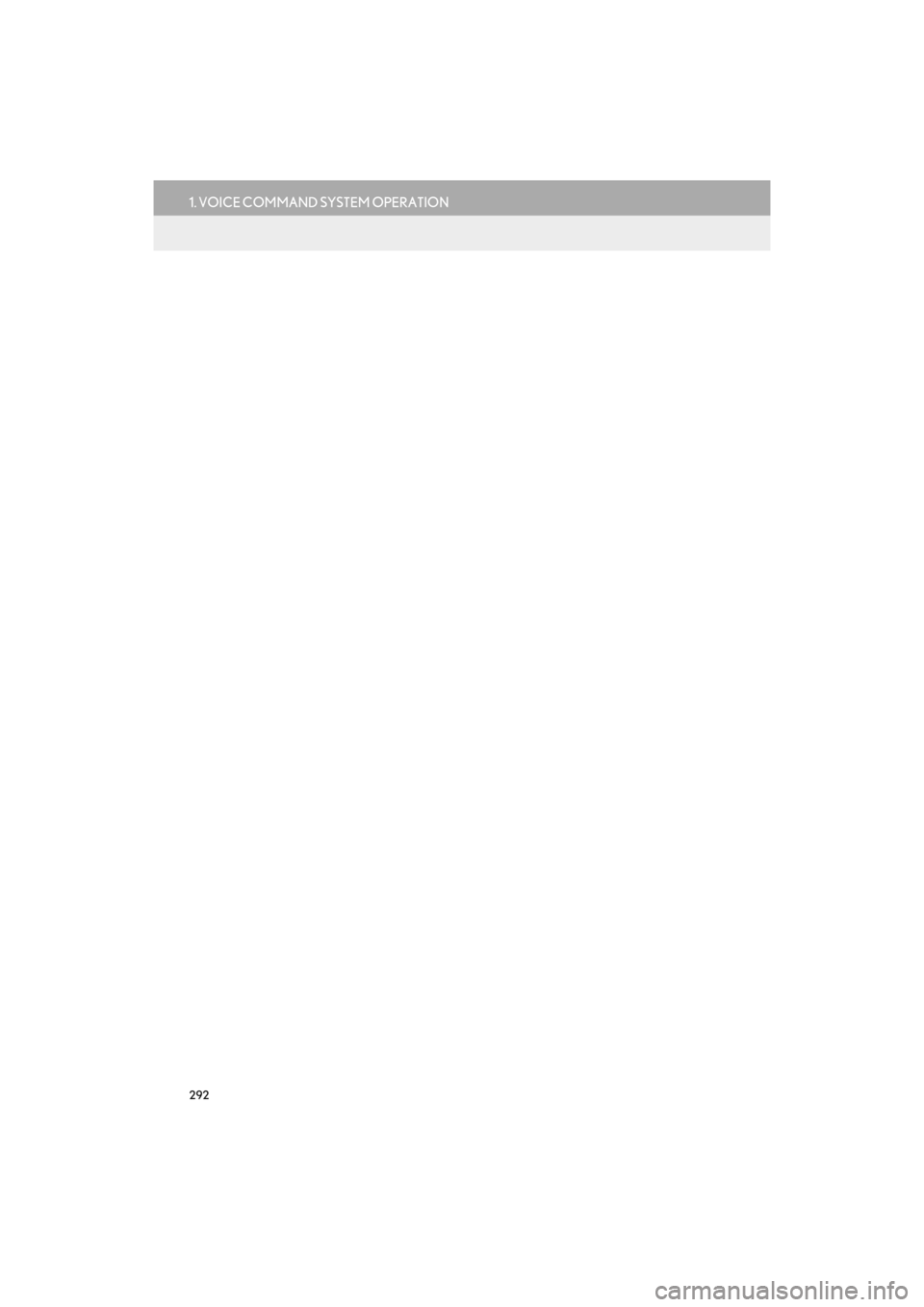 Lexus GX460 2014  Navigation Manual 292
1. VOICE COMMAND SYSTEM OPERATION
GX_EMVN_OM60K84U_(U)13.07.02     11:50
GX_EMVN_OM60K84U_(U).book  Page 292  Tuesday, July 2, 2013  11:51 AM 
